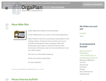 Tablet Screenshot of orgaplan-gmbh.com