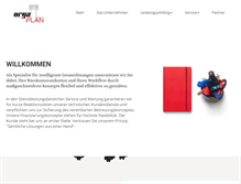 Tablet Screenshot of orgaplan-gmbh.de